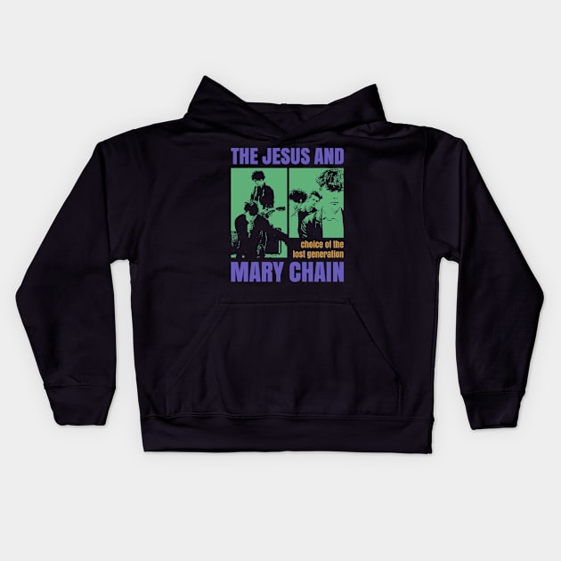 Jesus And Mary Chain - 80s Fan made Kids Hoodie by fuzzdevil